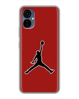 Чехол для TECNO Camon 19 Neo с картинкой «Jordan Red Back»