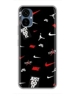 Чехол для TECNO Camon 19 Neo с картинкой «Nike Mix Pattern»