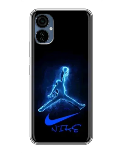 Чехол для TECNO Camon 19 Neo с картинкой «Jordan Neon Blue» Чехол для TECNO Camon 19 Neo с картинкой «Jordan Neon Blue»