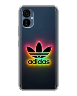 Чехол для TECNO Camon 19 Neo с картинкой «Неоновый Adidas»