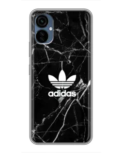 Чехол для TECNO Camon 19 Neo с картинкой «Белый мрамор Adidas»
