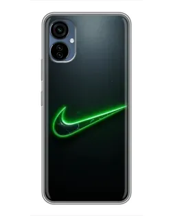 Чохол для TECNO Camon 19 Neo з картинкою «Неоновий контур Nike» Чохол для TECNO Camon 19 Neo з картинкою «Неоновий контур Nike»