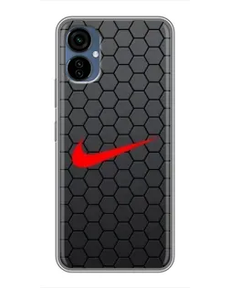 Чохол для TECNO Camon 19 Neo з картинкою «Nike — карбонова сітка» Чохол для TECNO Camon 19 Neo з картинкою «Nike — карбонова сітка»