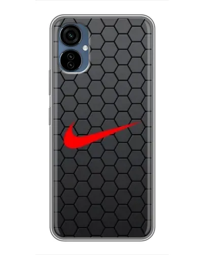 Чехол для TECNO Camon 19 Neo с картинкой «Nike — карбоновая сетка»