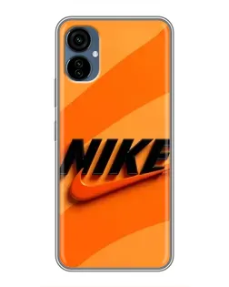 Чохол для TECNO Camon 19 Neo з картинкою «Помаранчевий драйв Nike» Чохол для TECNO Camon 19 Neo з картинкою «Помаранчевий драйв Nike»