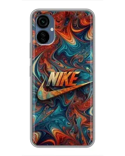 Чехол для TECNO Camon 19 Neo с картинкой «Nike в абстракции»