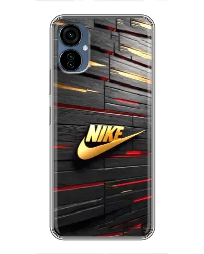 Чехол для TECNO Camon 19 Neo с картинкой «Золотой Nike на металле»