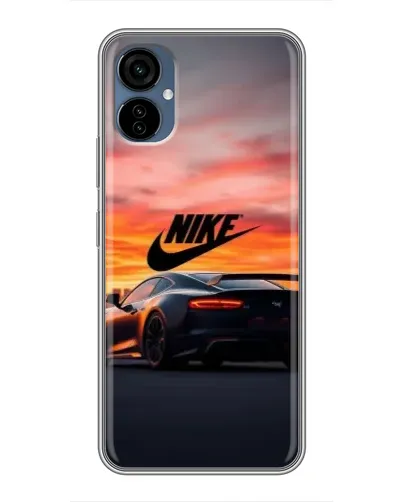 Чехол для TECNO Camon 19 Neo с картинкой «Nike и суперкар»