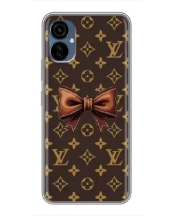 Чехол для TECNO Camon 19 Neo с картинкой «LV с бантом»