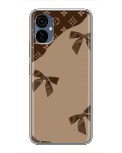 Чехол для TECNO Camon 19 Neo с картинкой «LV — кофейный атлас»