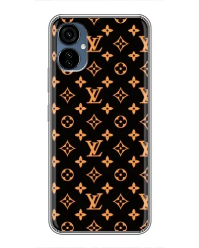 Чехол для TECNO Camon 19 Neo с картинкой «Золотая монограмма LV»