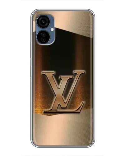 Чехол для TECNO Camon 19 Neo с картинкой «LV — золотое сияние»