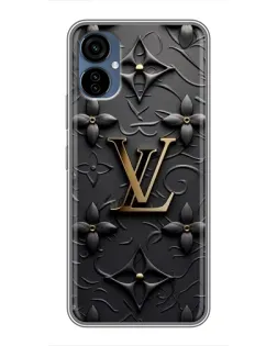 Чехол для TECNO Camon 19 Neo с картинкой «Кожаная текстура LV»