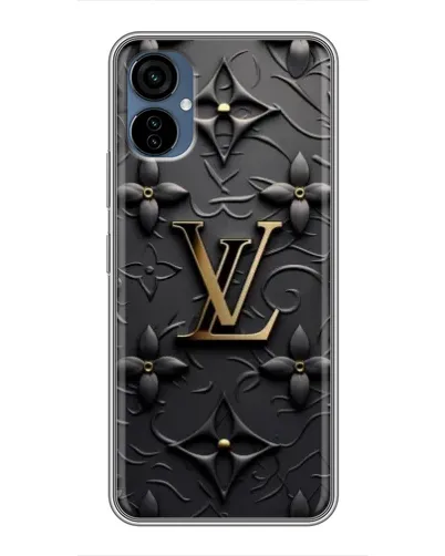 Чехол для TECNO Camon 19 Neo с картинкой «Кожаная текстура LV»