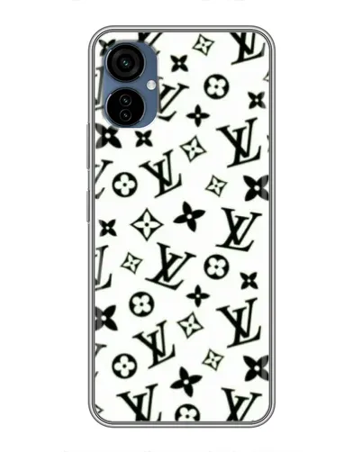 Чехол для TECNO Camon 19 Neo с картинкой «Монохромный хаос LV»
