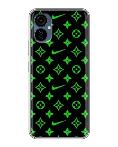 Чехол для TECNO Camon 19 Neo с картинкой «Неоновый принт LV»