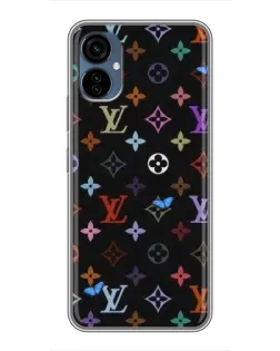 Чехол для TECNO Camon 19 Neo с картинкой «Цветная монограмма LV»