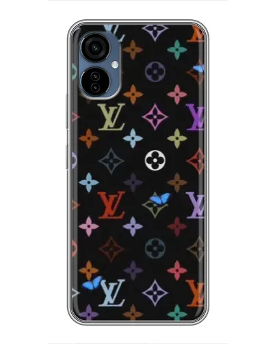 Чехол для TECNO Camon 19 Neo с картинкой «Цветная монограмма LV»