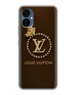 Чехол для TECNO Camon 19 Neo с картинкой «LV — золотая печать»