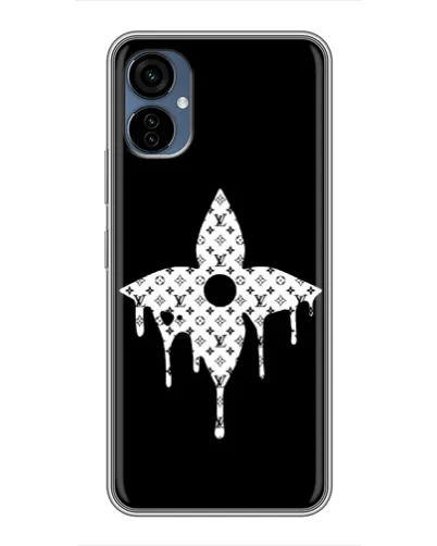 Чехол для TECNO Camon 19 Neo с картинкой «Цветочная монограмма»