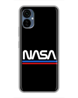 Чохол для TECNO Camon 19 Neo з картинкою «NASA — класика Red Blue» Чохол для TECNO Camon 19 Neo з картинкою «NASA — класика Red Blue»