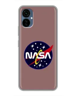Чехол для TECNO Camon 19 Neo с картинкой «NASA — ретро космос»