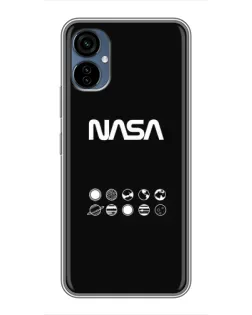 Чехол для TECNO Camon 19 Neo с картинкой «NASA — технический принт»