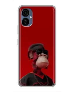 Чохол для TECNO Camon 19 Neo з картинкою «Bored Ape в червоному» Чохол для TECNO Camon 19 Neo з картинкою «Bored Ape в червоному»
