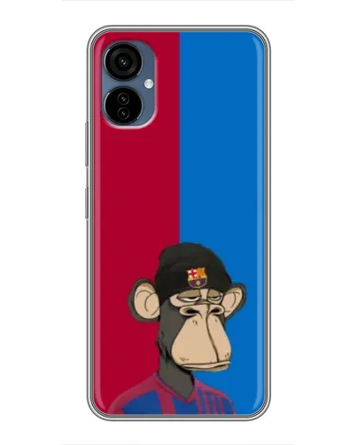 Чехол для TECNO Camon 19 Neo с картинкой «Bored Ape — фанат Барсы» Чехол для TECNO Camon 19 Neo с картинкой «Bored Ape — фанат Барсы»