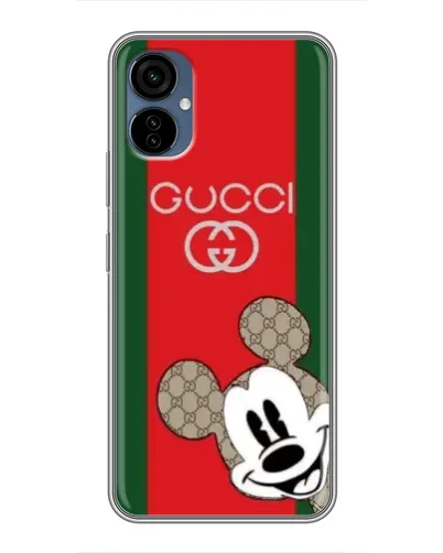 Чехол для TECNO Camon 19 Neo с картинкой «Gucci — полосы и Микки» Чехол для TECNO Camon 19 Neo с картинкой «Gucci — полосы и Микки»