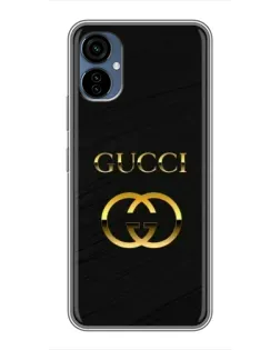 Чехол для TECNO Camon 19 Neo с картинкой «Золотой логотип Gucci»