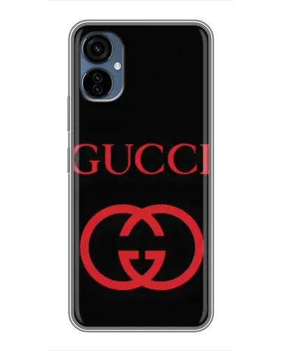 Чехол для TECNO Camon 19 Neo с картинкой «Gucci — красный логотип» Чехол для TECNO Camon 19 Neo с картинкой «Gucci — красный логотип»
