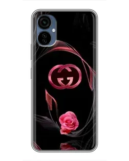 Чехол для TECNO Camon 19 Neo с картинкой «Gucci — неоновая роза»