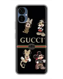 Чохол для TECNO Camon 19 Neo з картинкою «Gucci — герої Disney та монограма»