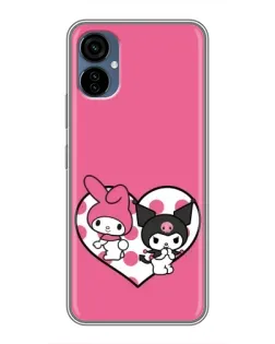 Чехол для TECNO Camon 19 Neo с картинкой «Kuromi и My Melody» Чехол для TECNO Camon 19 Neo с картинкой «Kuromi и My Melody»