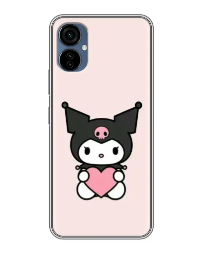 Чехол для TECNO Camon 19 Neo с картинкой «Kuromi и сердце» Чехол для TECNO Camon 19 Neo с картинкой «Kuromi и сердце»