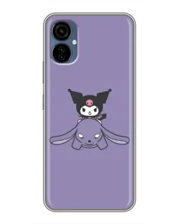 Чехол для TECNO Camon 19 Neo с картинкой «Kuromi на лиловом фоне» Чехол для TECNO Camon 19 Neo с картинкой «Kuromi на лиловом фоне»