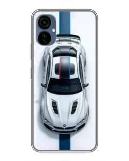 Чехол для TECNO Camon 19 Neo с картинкой «Вид сверху — BMW M»