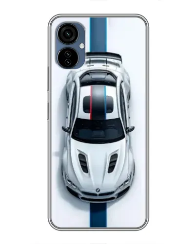Чехол для TECNO Camon 19 Neo с картинкой «Вид сверху — BMW M»