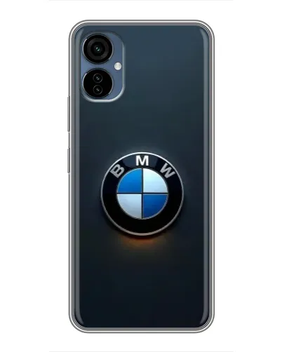 Чехол для TECNO Camon 19 Neo с картинкой «Логотип BMW — минимализм»
