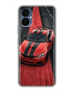 Чехол для TECNO Camon 19 Neo с картинкой «BMW на красной дорожке»