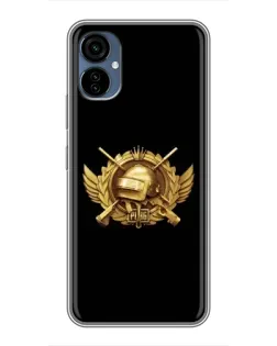 Чехол для TECNO Camon 19 Neo с картинкой «PUBG — оранжевый градиент»
