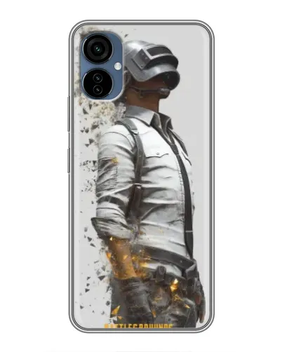 Чехол для TECNO Camon 19 Neo с картинкой «PUBG — боец в пыли»