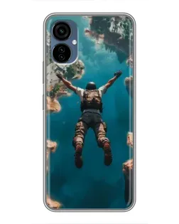Чехол для TECNO Camon 19 Neo с картинкой «PUBG — свободное падение»