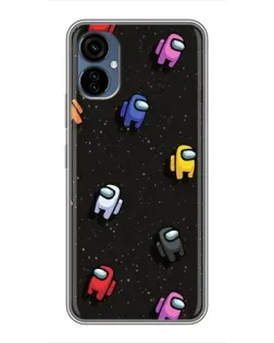 Чехол для TECNO Camon 19 Neo с картинкой «Космический паттерн Among Us»