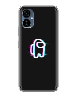 Чехол для TECNO Camon 19 Neo с картинкой «Among Us неон»