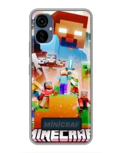 Чехол для TECNO Camon 19 Neo с картинкой «Minecraft герои игры»