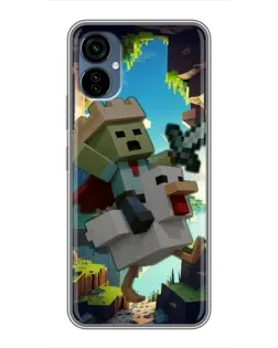 Чехол для TECNO Camon 19 Neo с картинкой «Стив и гусь»