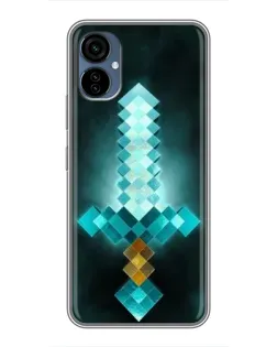 Чехол для TECNO Camon 19 Neo с картинкой «Алмазный меч неон»