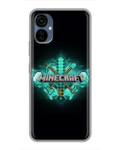 Чехол для TECNO Camon 19 Neo с картинкой «Minecraft Diamond лого»